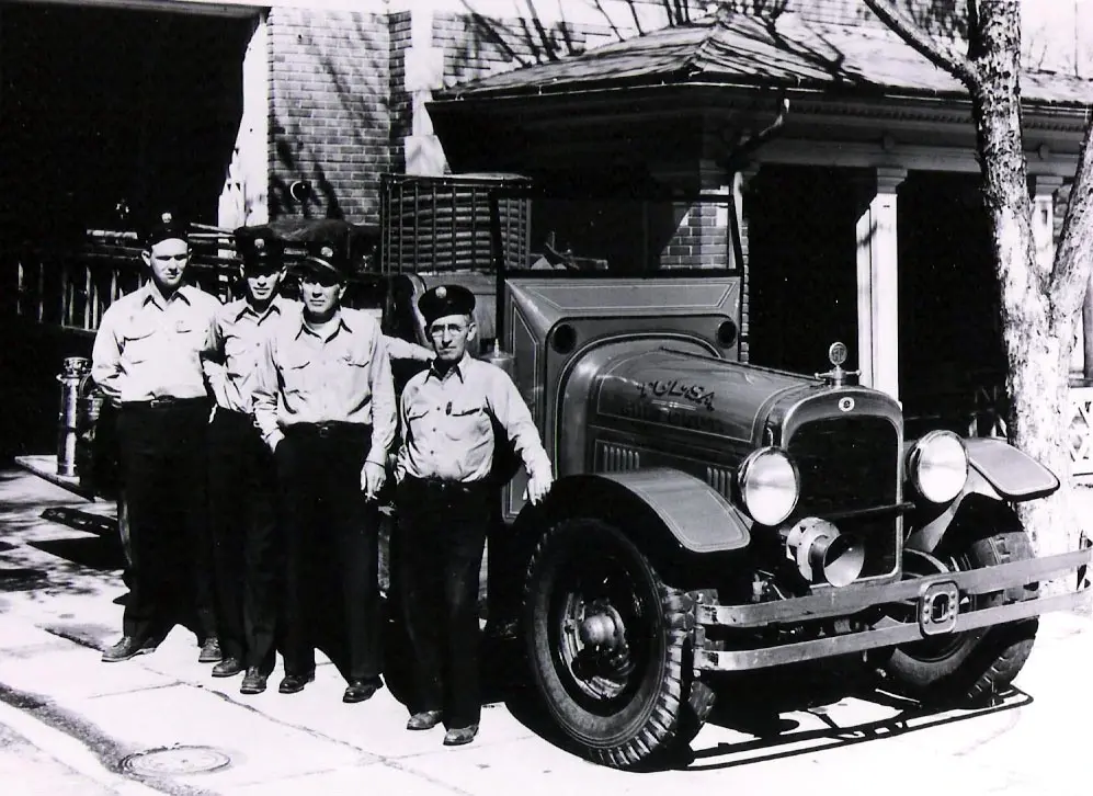 City of Tulsa’s Fire Station No. 8 begins serving the Cherry Street neighborhood, just blocks from historic Route 66. The Station was Tulsa’s last to stable horses.